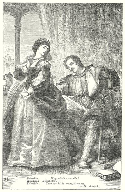 The Taming of the Shrew by Henry Courtney (after) Selous
