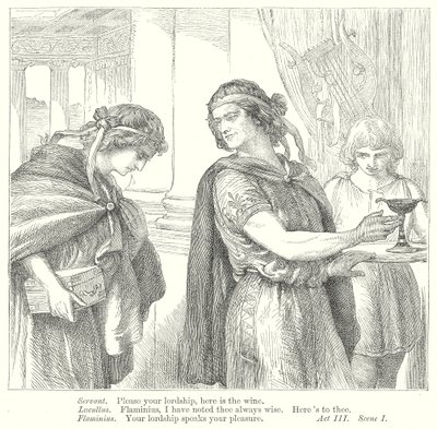Timon of Athens by Henry Courtney (after) Selous