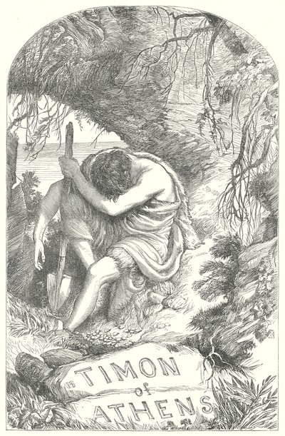 Timon of Athens by Henry Courtney (after) Selous