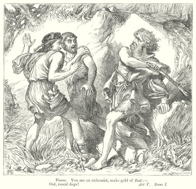 Timon of Athens by Henry Courtney (after) Selous