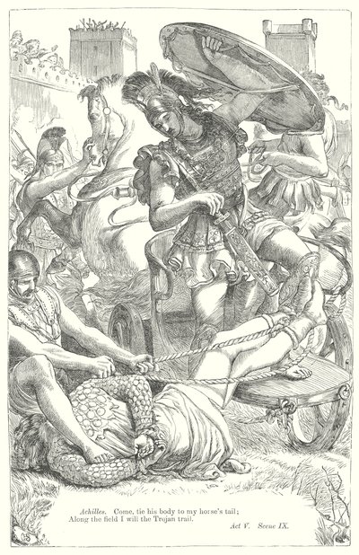 Troilus and Cressida by Henry Courtney (after) Selous