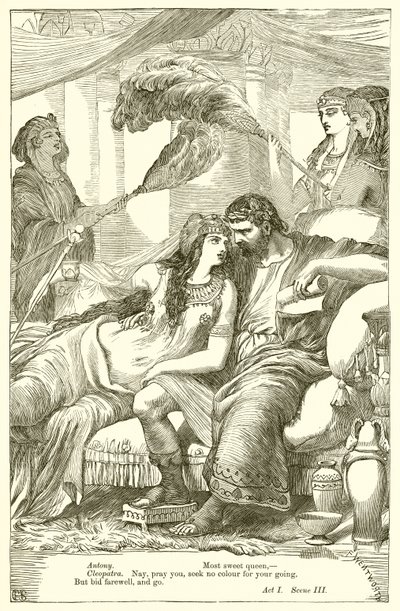 Antony and Cleopatra by Henry Courtney Selous