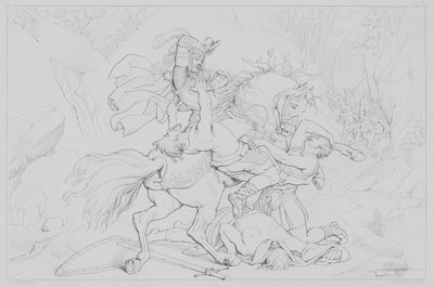 Episode from Life of Robert Bruce, According to Sir Walter Scott by Henry Courtney after Selous