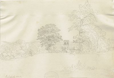 Eccleshall Village by Henry Curzon Allport