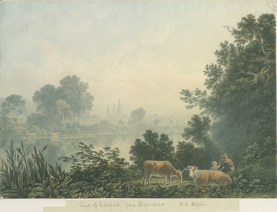 Lichfield Cathedral - View from Aldershaw by Henry Curzon Allport