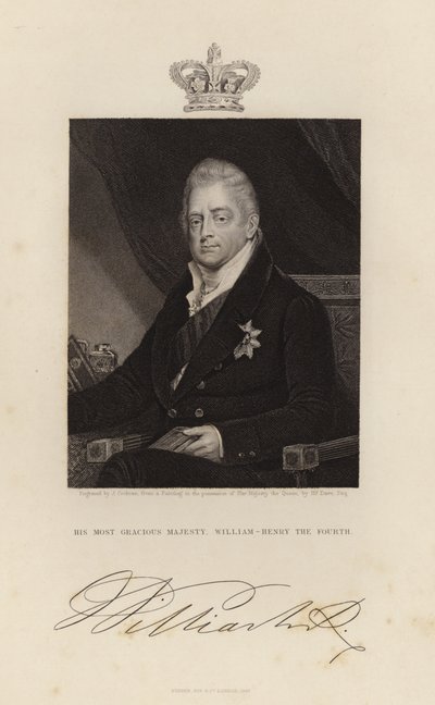 His Most Gracious Majesty William Henry IV by Henry Dawe