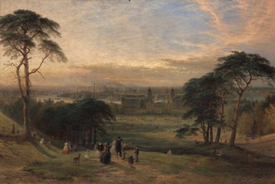 London from Greenwich Hill by Henry Dawson