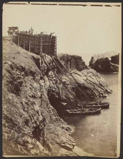 Shoots for Loading the Lighters with Guano, Chincha Islands by Henry DeWitt Moulton