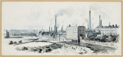 Lower Broughton from the Crescent, Salford by Henry Edward Tidmarsh