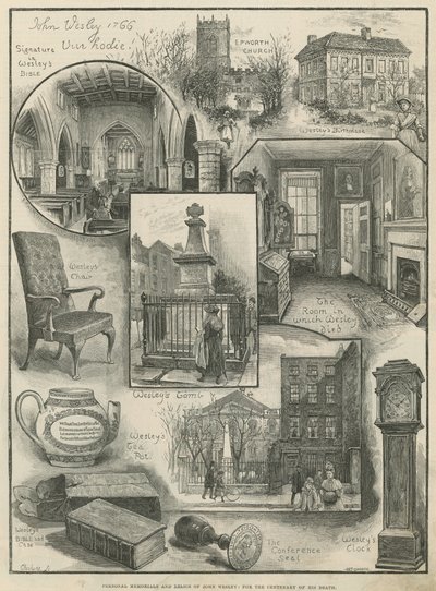 Personal memorials and relics of John Wesley: for the centenary of his death by Henry Edward Tidmarsh