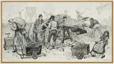 Selling Coke at the Gas Works by Henry Edward Tidmarsh