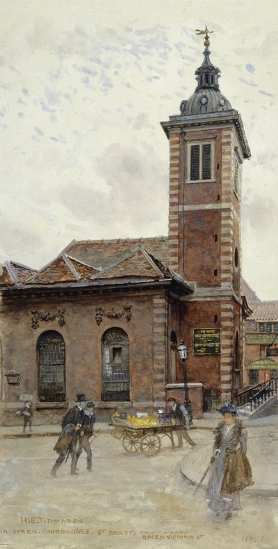 St Benets, Pauls Wharf, Queen Victoria Street by Henry Edward Tidmarsh