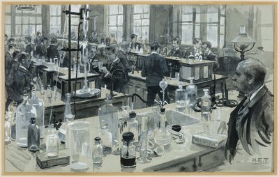 The Chemical Laboratory, Grammar School by Henry Edward Tidmarsh