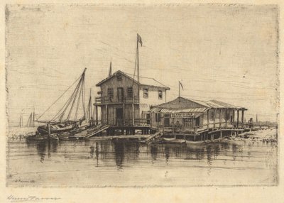 On the Creek, Long Island by Henry Farrer