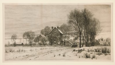 The Day is Ending, The Night is Descending: An Afternoon in February by Henry Farrer
