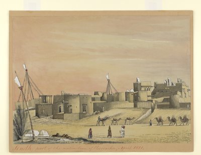 Part of the Native Town of Kurachee (Karachi), April 1851 by Henry Francis Ainslie