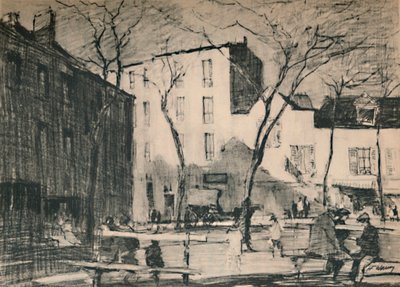 La Place Du Tertre, c1927 by Henry Franks Waring