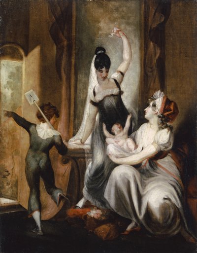 A Mother with her Family in the Countryside by Johann Heinrich Füssli