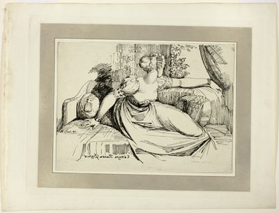 A Woman Sitting by the Window (