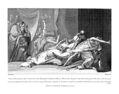 Attempt to Exorcise Evil Spirits Possessing a Patient in San Spirito Hospital, Rome by Johann Heinrich Füssli
