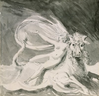 Europa and the Bull by Johann Heinrich Füssli