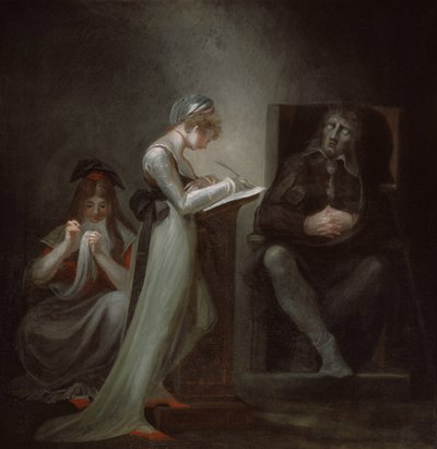 Milton Dictating to His Daughter by Johann Heinrich Füssli