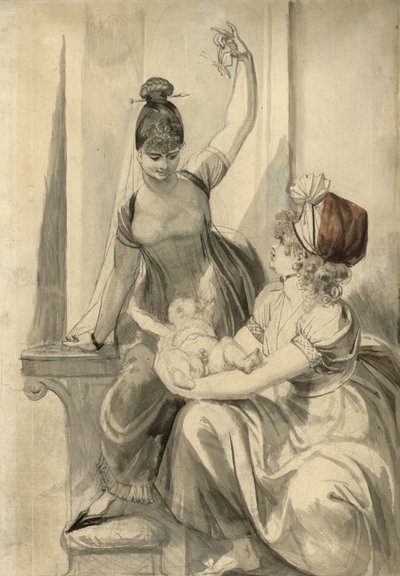 Mother and Her Family in the Country by Johann Heinrich Füssli