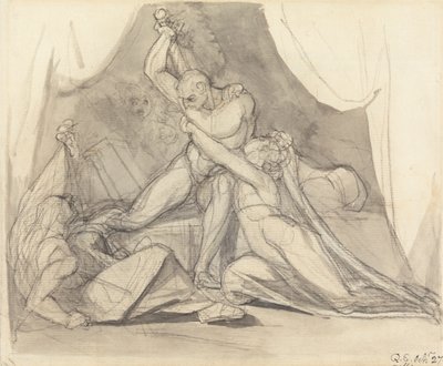 Percival Frees Belisane from the Spell of Urma by Johann Heinrich Füssli