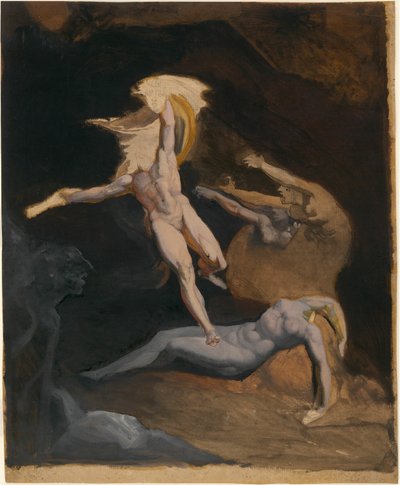 Perseus Starting from the Cave of the Gorgons by Johann Heinrich Füssli