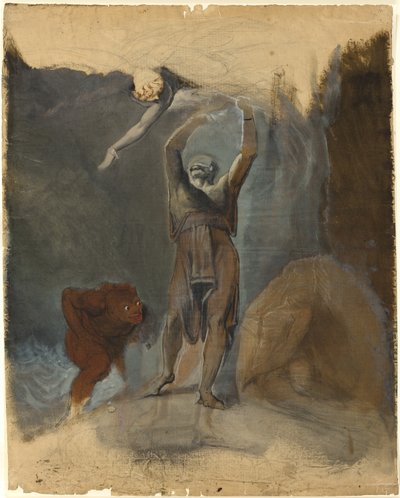 Prospero, Miranda, Caliban and Ariel by Johann Heinrich Füssli
