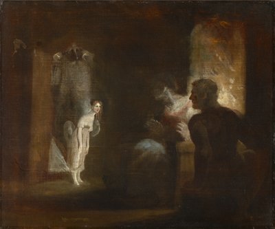 Undine Enters the House of the Fisherman and His Wife, 1821 by Johann Heinrich Füssli
