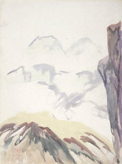 Mountain Study by Henry George Keller