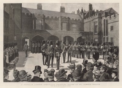 Changing the guards at St James