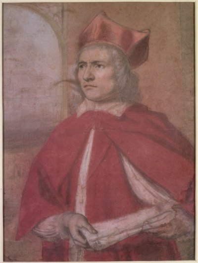 Portrait of Henry Harris as Cardinal Wolsey, 17th Century by Henry Greenhill