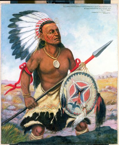 Portrait of Crazy Horse, 1876 by Henry H. Cross