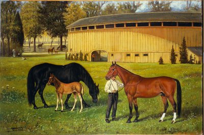 The Training Track on the Fairgrounds, 1887 by Henry H. Cross