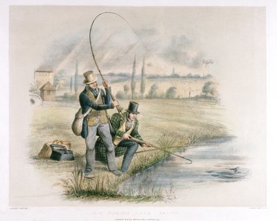 Jack Fishing, Lea Bridge by Henry Heath
