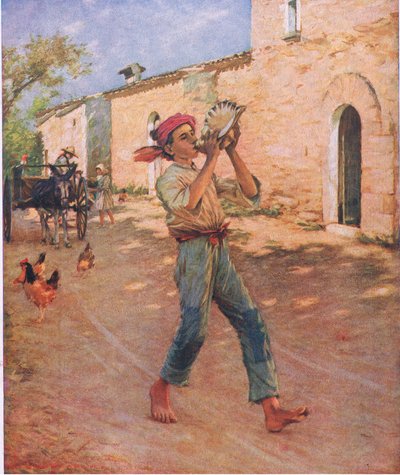 Crying Fish in Spain, Illustration from My Magazine, 1925 by Henry Herbert La Thangue
