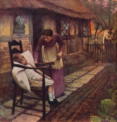 The Man With The Scythe by Henry Herbert La Thangue