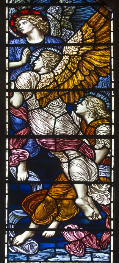The Barcote Chapel, Praising Angels by Henry Holiday