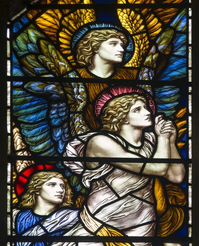 The Barcote Chapel, Praising Angels by Henry Holiday