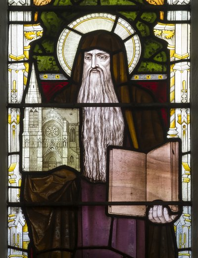 Cambridge, Trinity College, Heaton Butler & Bayne, Henry Holiday, Hieronymus, adapted from Carl Almquist by Henry Holiday