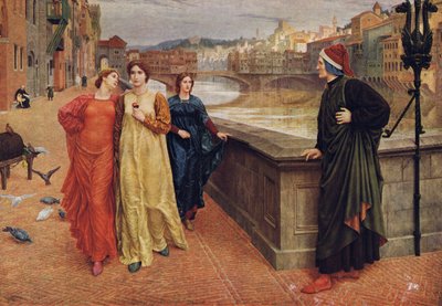Dante and Beatrice, from 