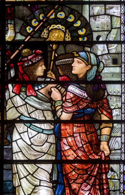 Moses Leaving The Court Of Pharaoh (detail) by Henry Holiday