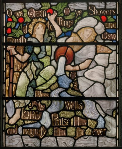 O Ye Green Things, Benedicite Window (detail) by Henry Holiday