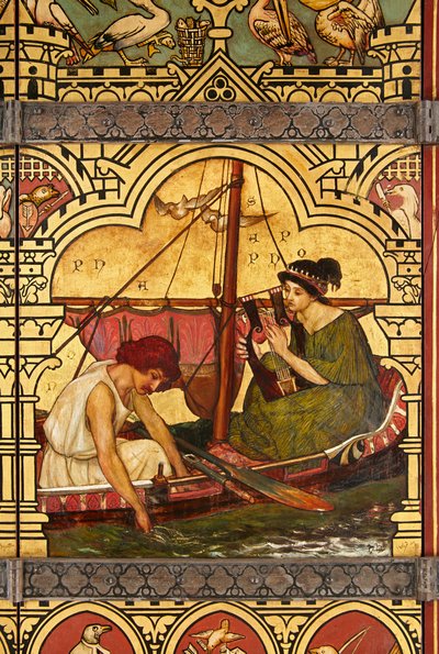 Sappho and Phaon (detail) by Henry Holiday