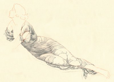 Study in Drapery by Henry Holiday