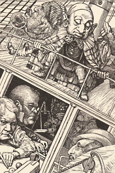The Crew Was Complete. From The Hunting of the Snark by Lewis Carroll, 1874-1876 by Henry Holiday