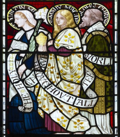 The Virgin Mary, Mary Magdalene, St John by Henry Holiday