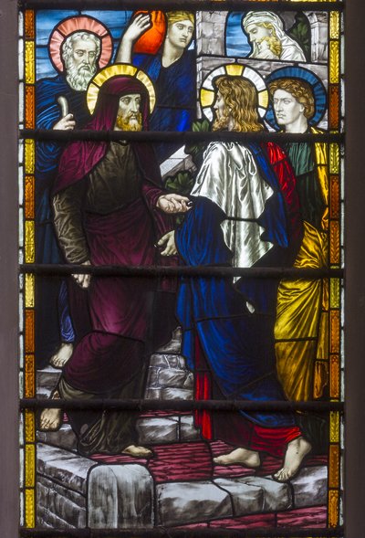 Christ Leaving the House of Mary and Martha by Henry Holiday